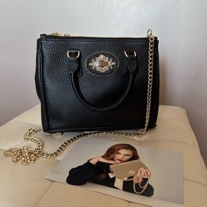 Pepperton leather mini bag, wore once for pictures